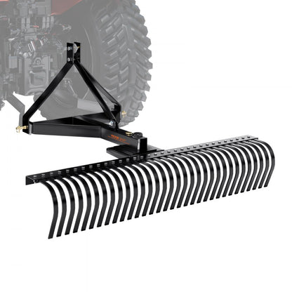 LR5S - 60" Durable Steel Thatch Remover for Lawn Care