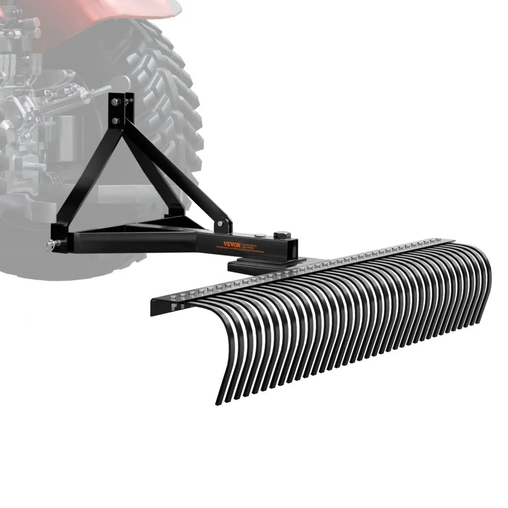 LR6S - 72-inch Heavy-Duty Tow-Behind Dethatcher with 36 Steel Tines