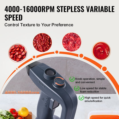 IB350CV - 350W Heavy-Duty Immersion Blender for Soups and Sauces