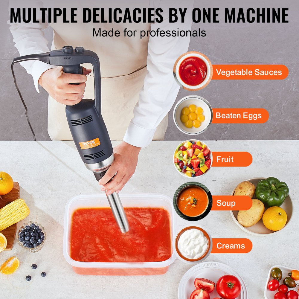 IB350CV - 350W Heavy-Duty Immersion Blender for Soups and Sauces