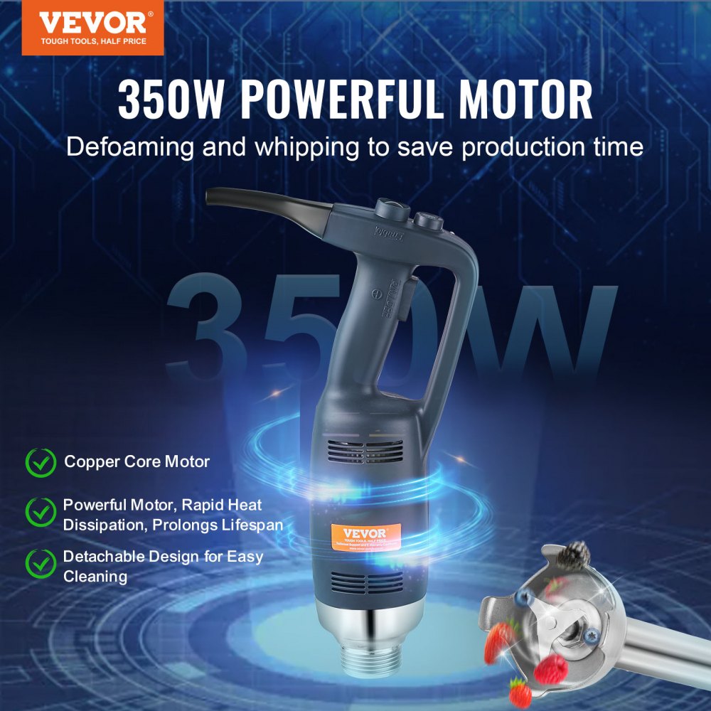 IB350CV - 350W Heavy-Duty Immersion Blender for Professional Kitchens