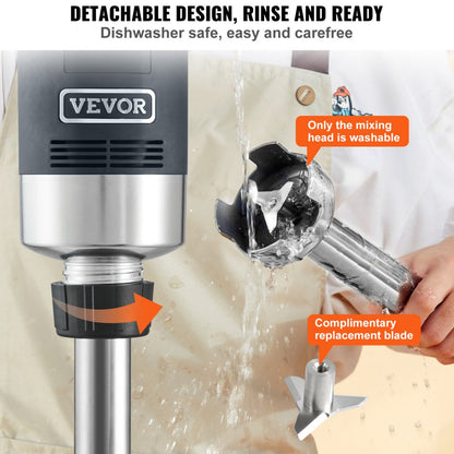HB6089B-UL - Heavy-Duty 500W Immersion Blender with Variable Speed Control