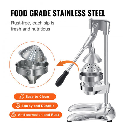 YCJ-01 - Commercial-Grade Manual Citrus Juicer for Fresh Fruit Juice
