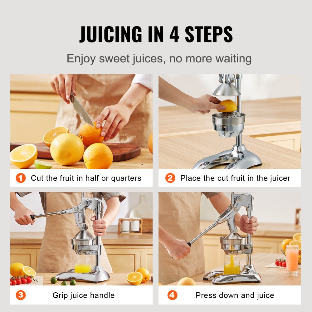 YCJ-01 - Commercial-Grade Manual Citrus Juicer for Fresh Fruit Juice