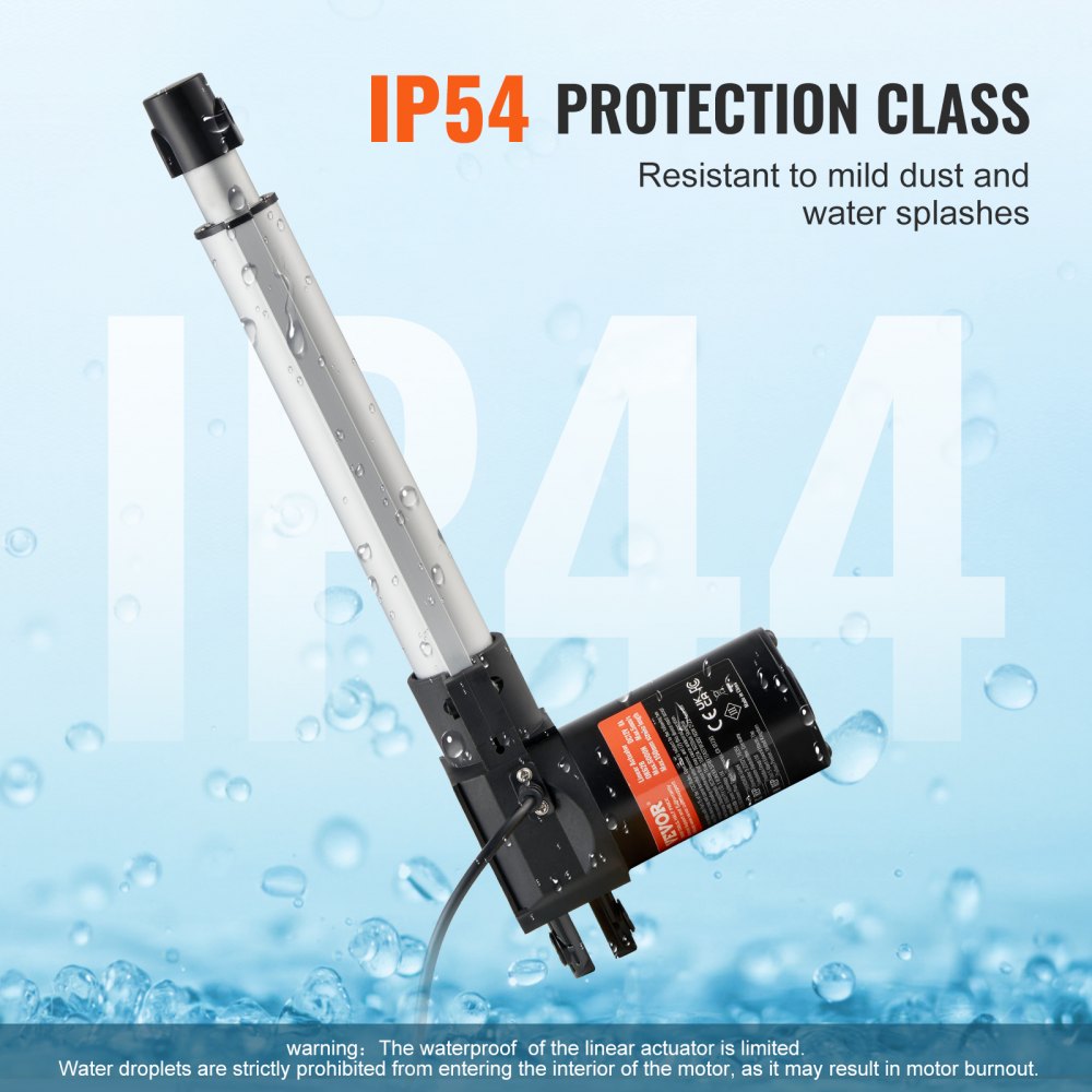 OK628-6000N - 8-Inch 12V Heavy-Duty Linear Actuator 1320lbs Torque