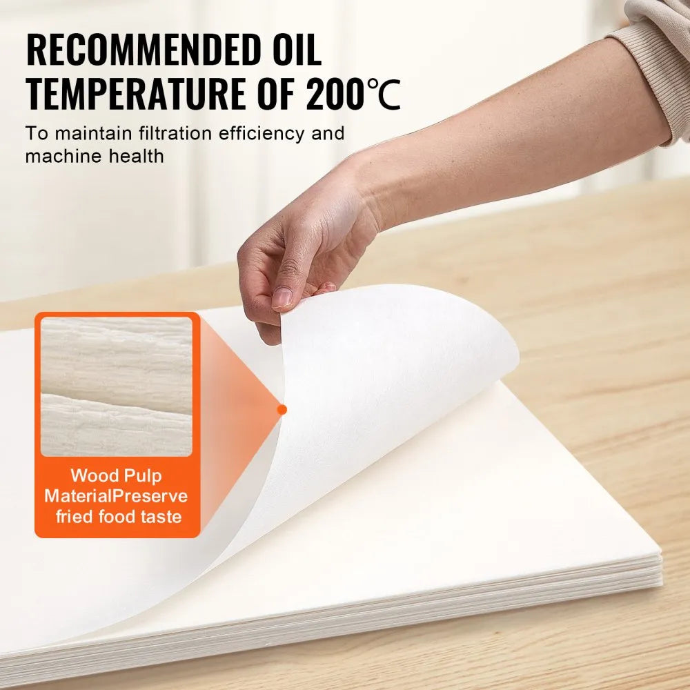 LZ-55L - 100 High-Density Fryer Filter Sheets, 25.7" x 16.9"