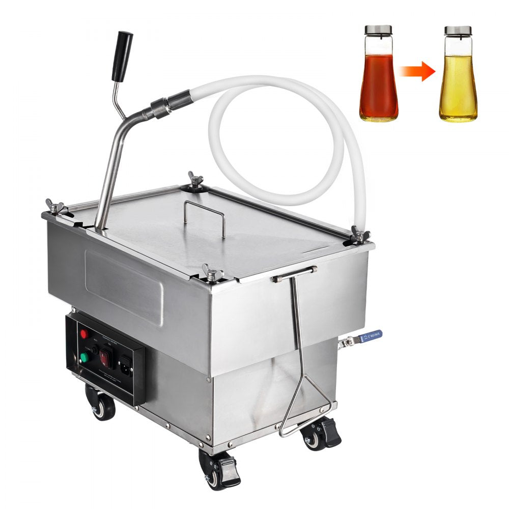 LYC-18L - 18L Mobile Fryer Filter for Efficient Oil Management