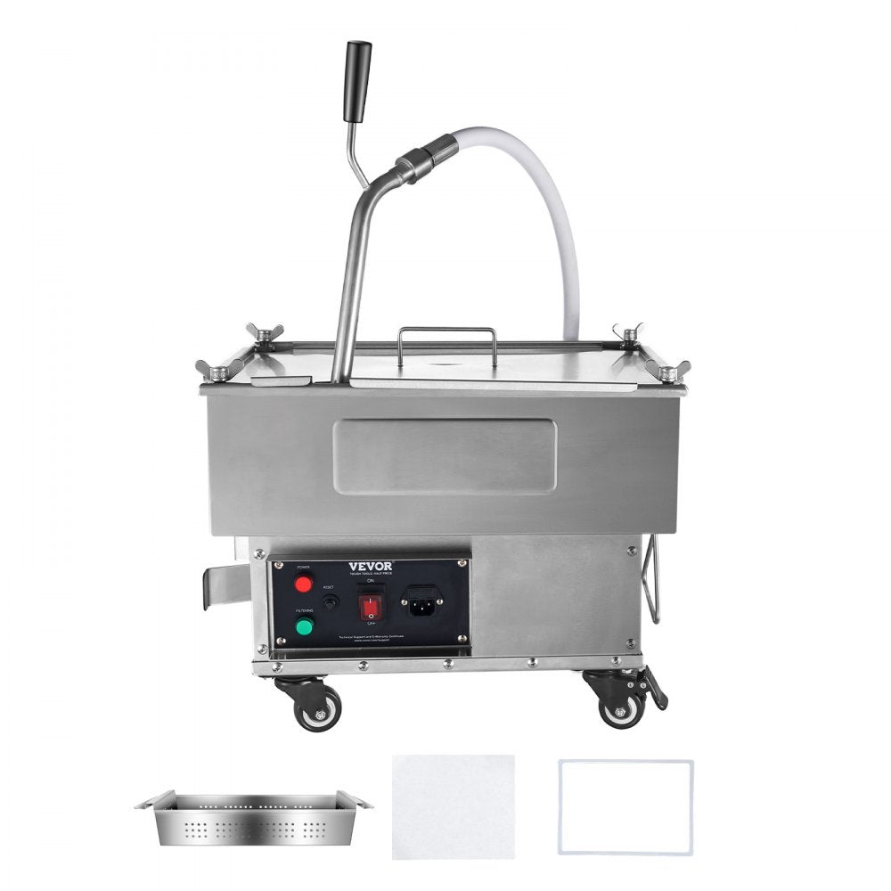 LYC-18L - 18L Mobile Fryer Filter for Efficient Oil Management