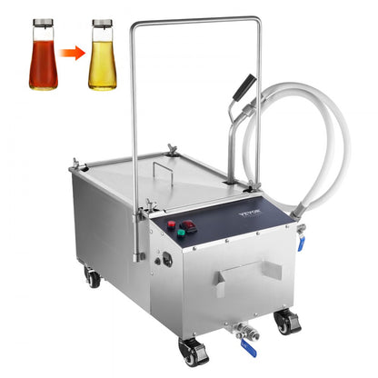 LYC-38L - 38L VEVOR Mobile Fryer Filter for Clean Cooking Oil