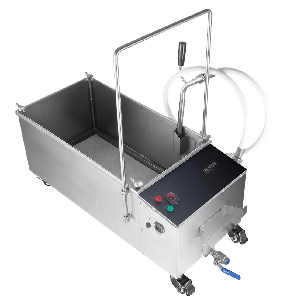 LYC-55L - Compact Mobile Fryer Filter with 10L/min Filtration Speed
