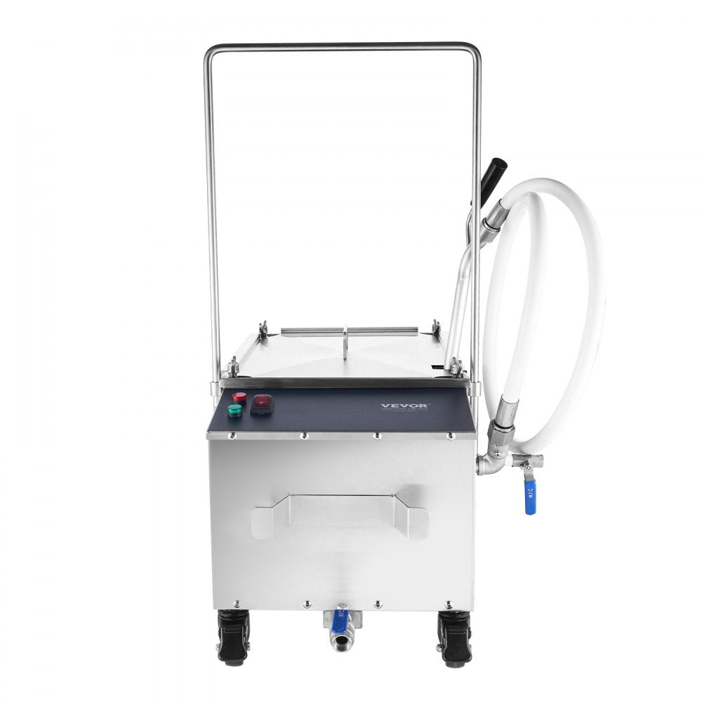 LYC-55L - Compact Mobile Fryer Filter with 10L/min Filtration Speed