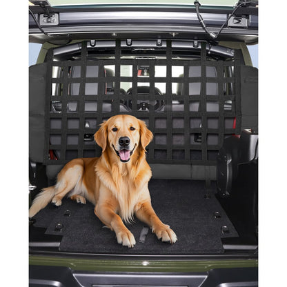 SZJJJP01X - Durable Dog Car Barrier for Jeep Wrangler, Easy Install & Secure Fit