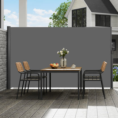 H030-1 - 63"x118" Rust-Proof Retractable Awning for Outdoor Privacy
