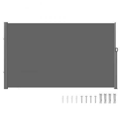 H030-1 - 63"x118" Rust-Proof Retractable Awning for Outdoor Privacy