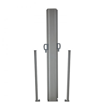 H033-2 - Retractable 63"x236" Aluminum Awning for Outdoor Privacy & Shade