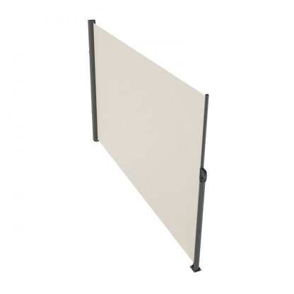 H030-1 - Stylish Beige Retractable Awning with Rust-Proof Aluminum Frame