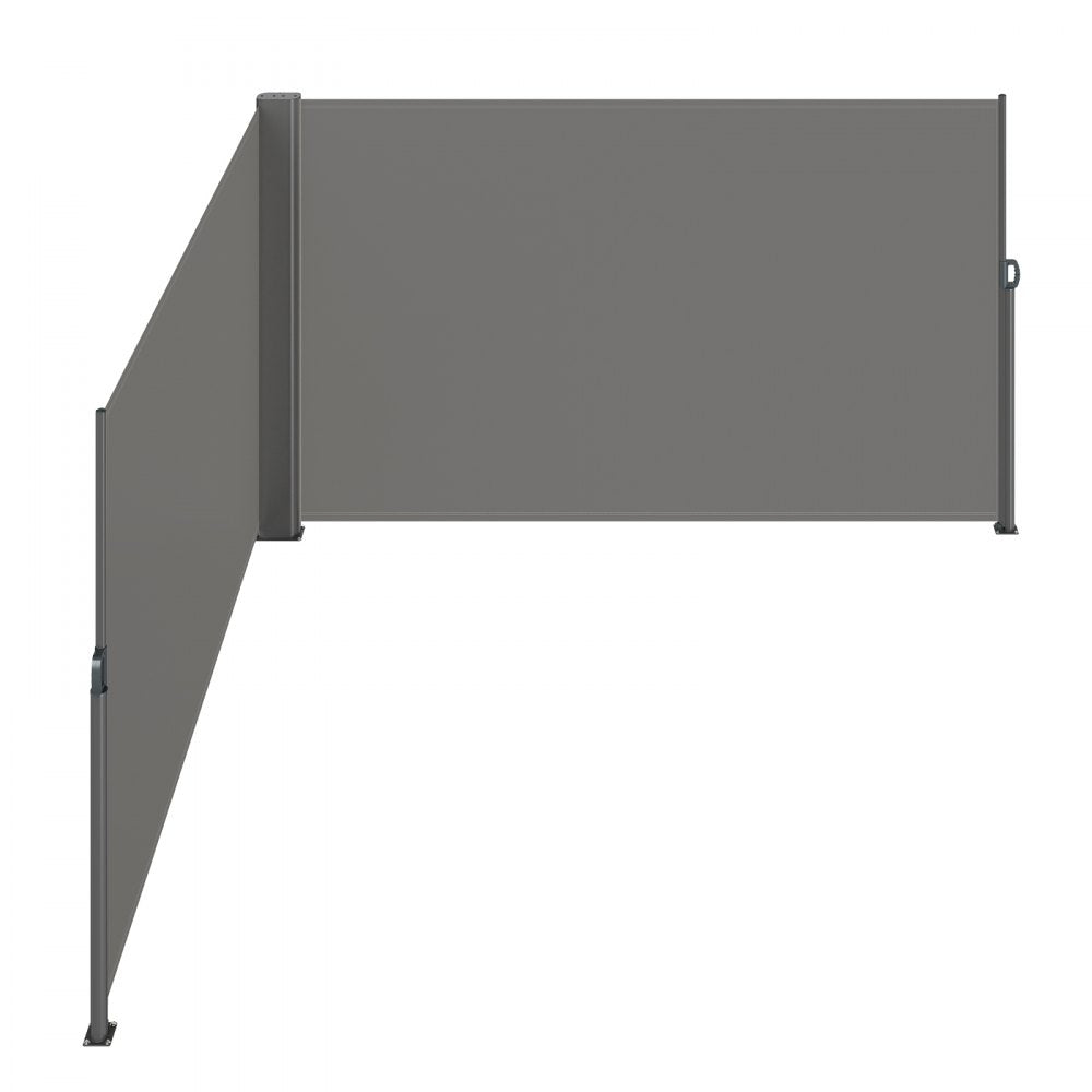 H033-2 - VEVOR 71"x236" Retractable Privacy Awning with UV Protection