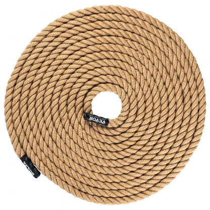 GL1-50FT - 1" x 50' Jute Climbing Rope for Heavy Duty Training