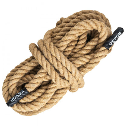GL1-50FT - 1" x 50' Jute Climbing Rope for Heavy Duty Training