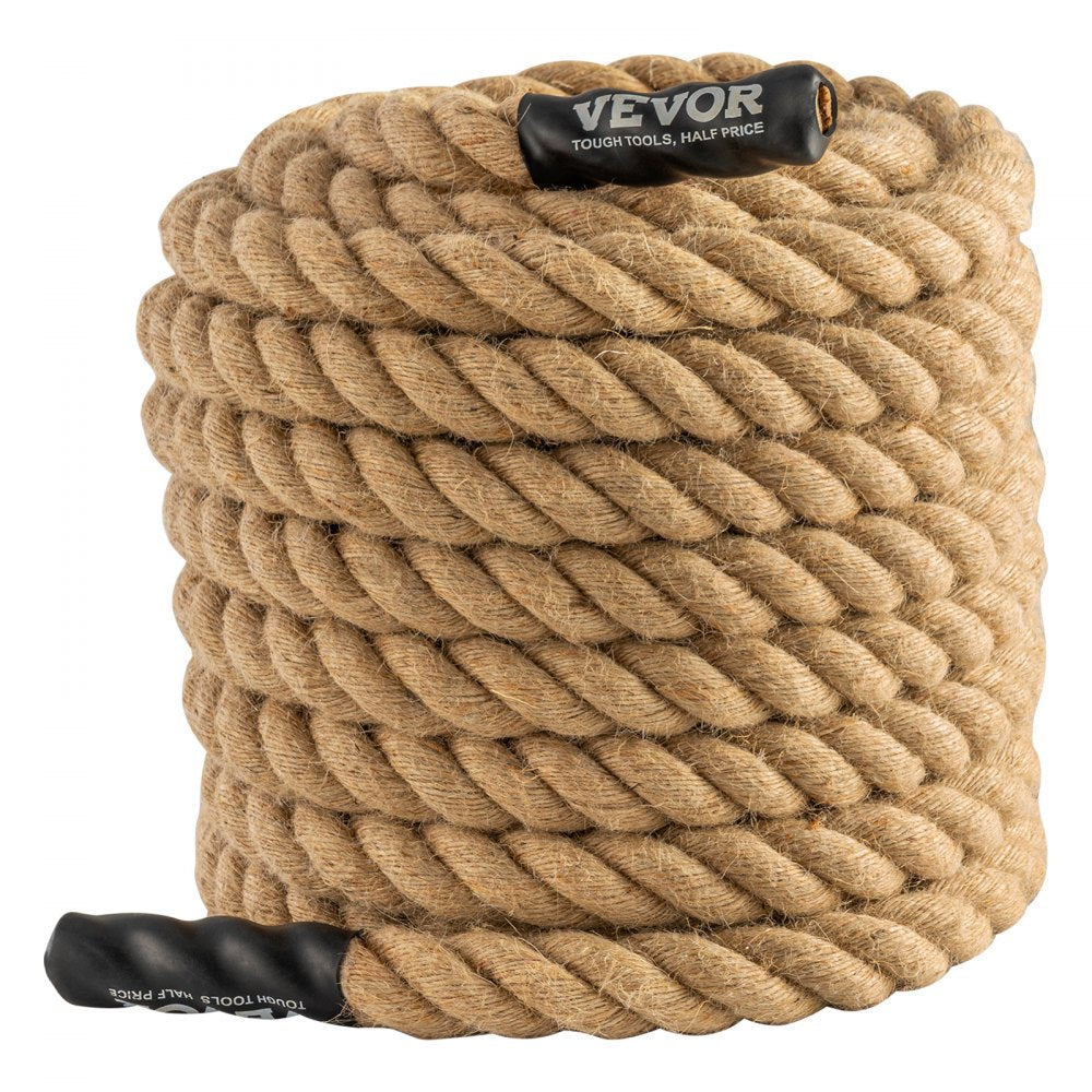 GL1-50FT - 1" x 50' Jute Climbing Rope for Heavy Duty Training