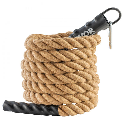 GL1.5-20FT - 1.5" x 20FT Heavy-Duty Jute Climbing Rope for Gym Use