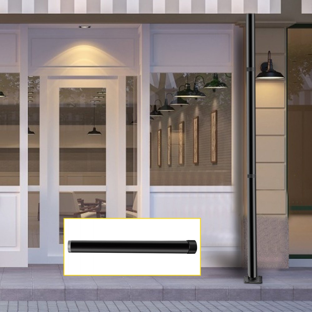 ZYPZCGKZG-21 - 21" Durable Steel Shade Pole Extension for Outdoors