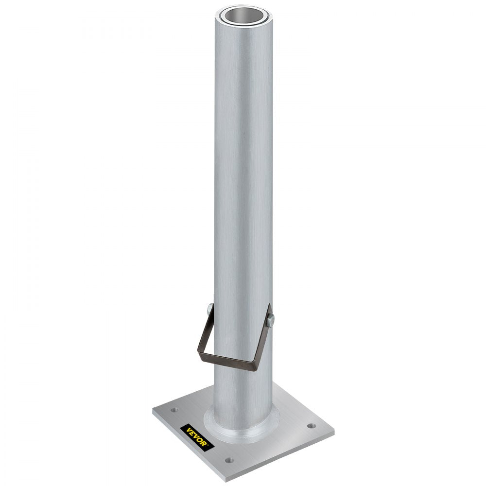 LHJJBDZ001 - Heavy Duty 6x6" Umbrella and Flag Stand, Aluminum Alloy