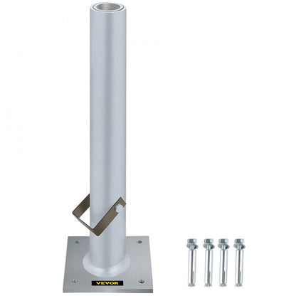 LHJJBDZ001 - Heavy Duty 6x6" Umbrella and Flag Stand, Aluminum Alloy