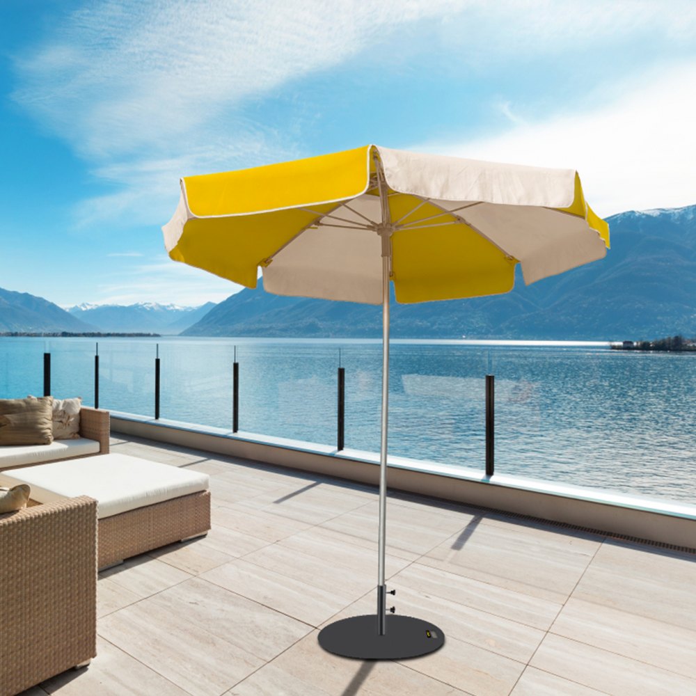 ZYSDZYX001 - 27" Round Umbrella Base for 1.5-2" Poles, 39lbs Weight