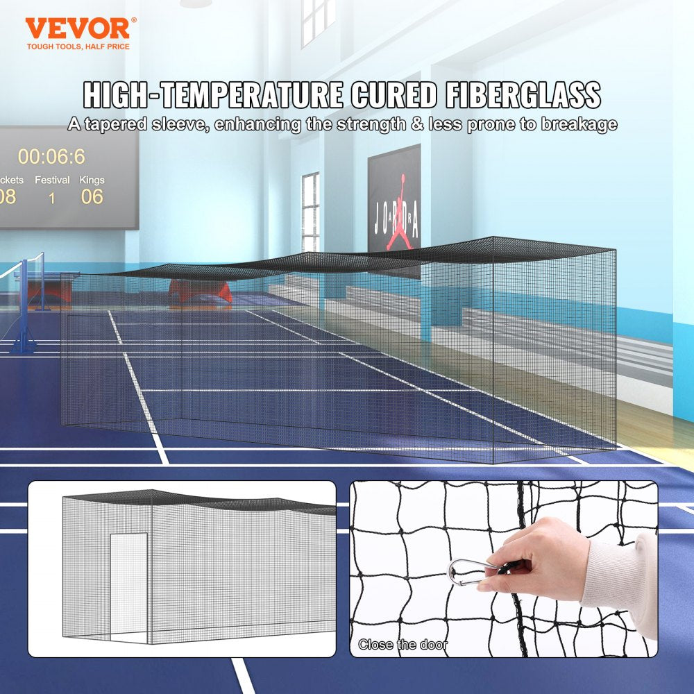 YC-DJL-351010ft - 35FT Portable Baseball Batting Net with Carry Bag