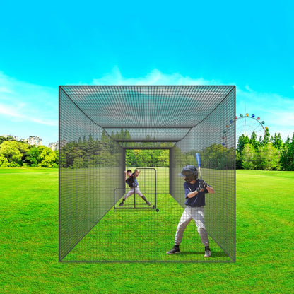YC-DJL-351010ft - 35FT Portable Baseball Batting Net with Carry Bag