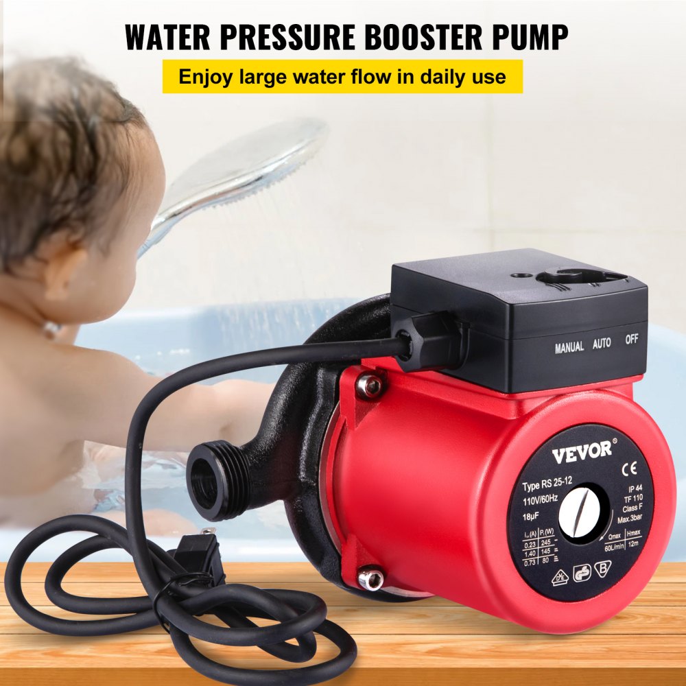 VV-ZT-ZYB UPA120 - 245W Stainless Steel Hot Water Pump for Efficient Heating