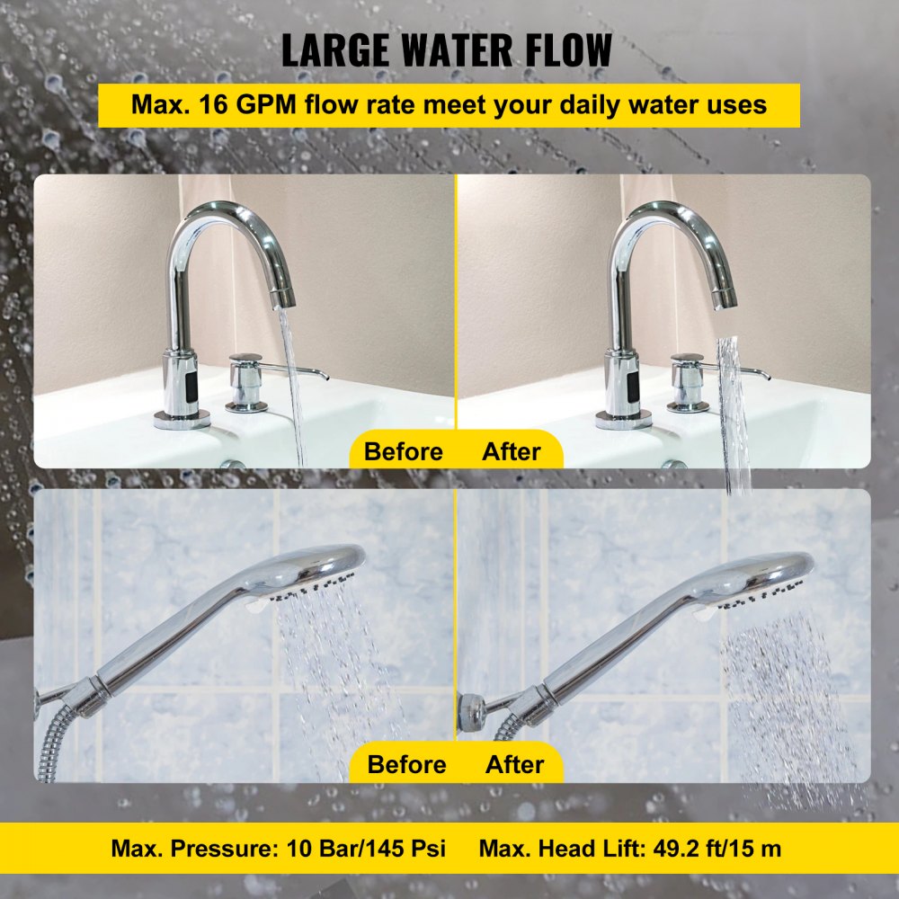 VV-ZT-ZYB UPA120 - 245W Stainless Steel Hot Water Pump for Efficient Heating