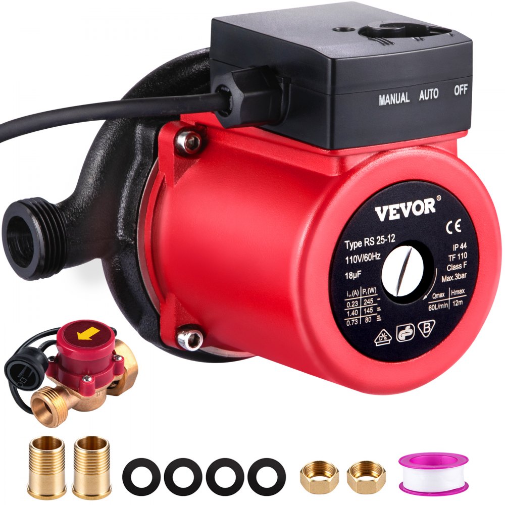 VV-ZT-ZYB UPA120 - 245W Stainless Steel Hot Water Pump for Efficient Heating