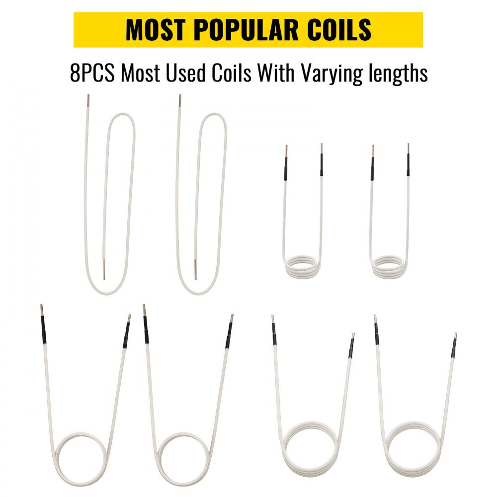 8PC71LL - 8-Piece Induction Heater Coil Kit for Rusty Bolts Removal