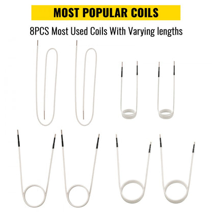 8PC71LL - 8-Piece Induction Heater Coil Kit for Rusty Bolts Removal