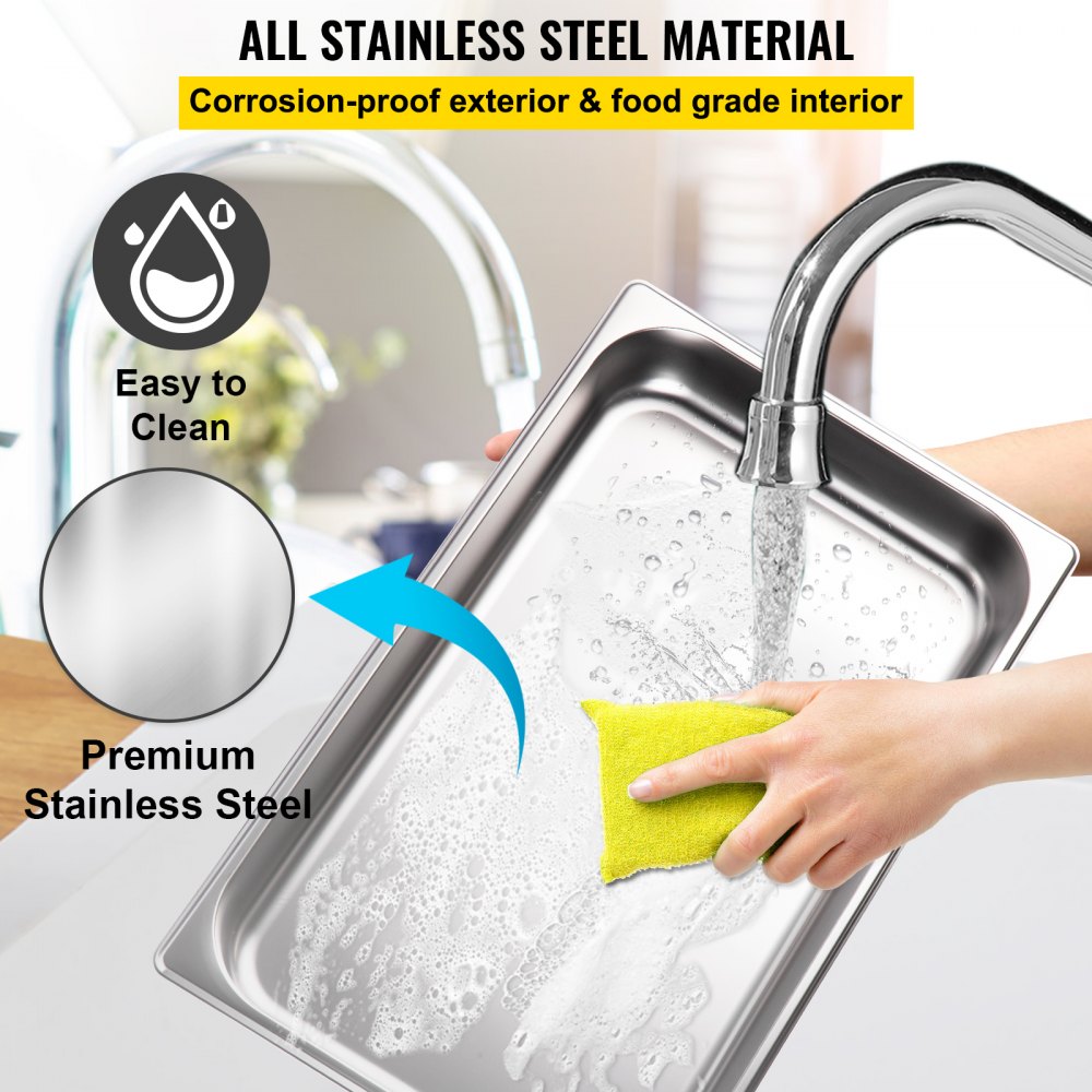 W-101 - 9.5 Qt Commercial Food Warmer with Thermostatic Control