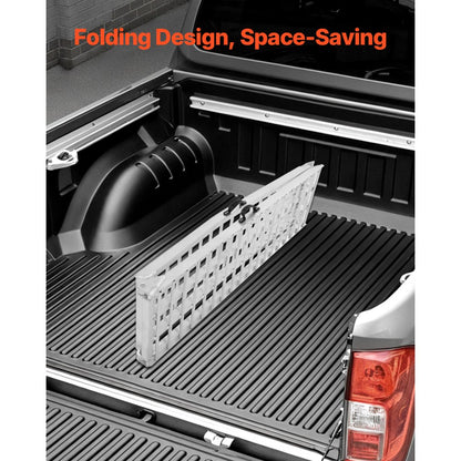 LR020A-120D - 1000 lbs Aluminum Ramp with Handles & Quick-Folding Design