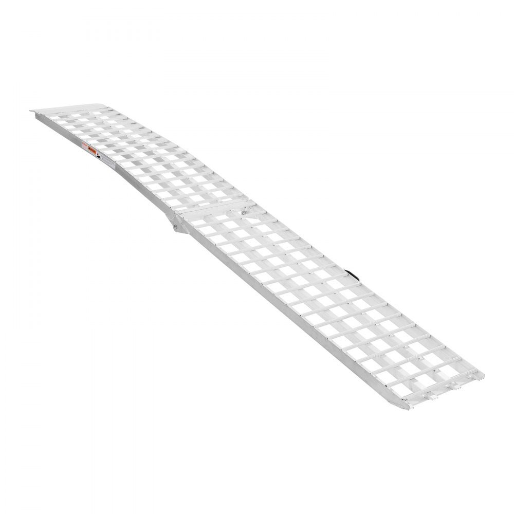 LR020A-120D - 1000 lbs Aluminum Ramp with Handles & Quick-Folding Design