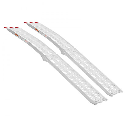 LR001 - 1500 lbs Aluminum Loading Ramps with Rubber Grip & Quick Fold