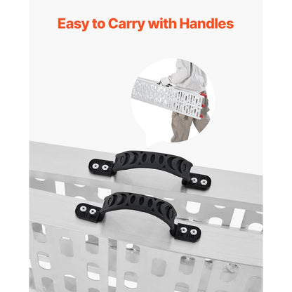 LR020-120X - Heavy-Duty Aluminum Ramp for ATVs, Motorcycles, and Bikes