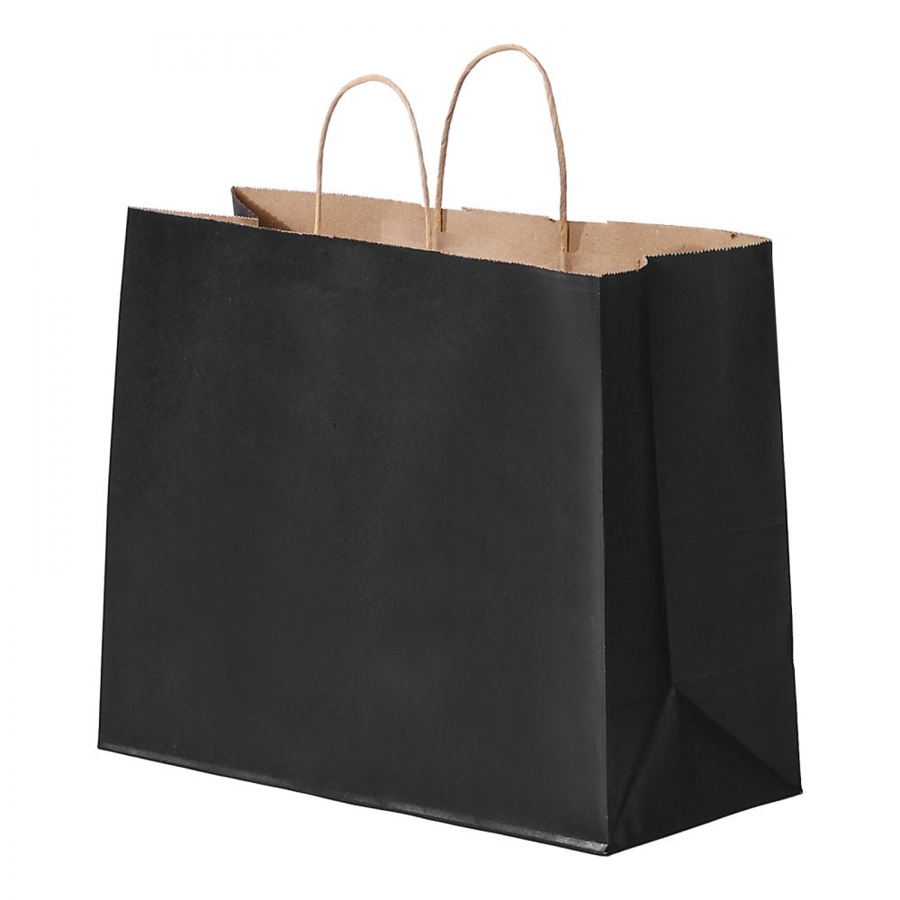 XD-B06 - Durable 16x6x12" Recyclable Kraft Paper Bags, 100 Pcs