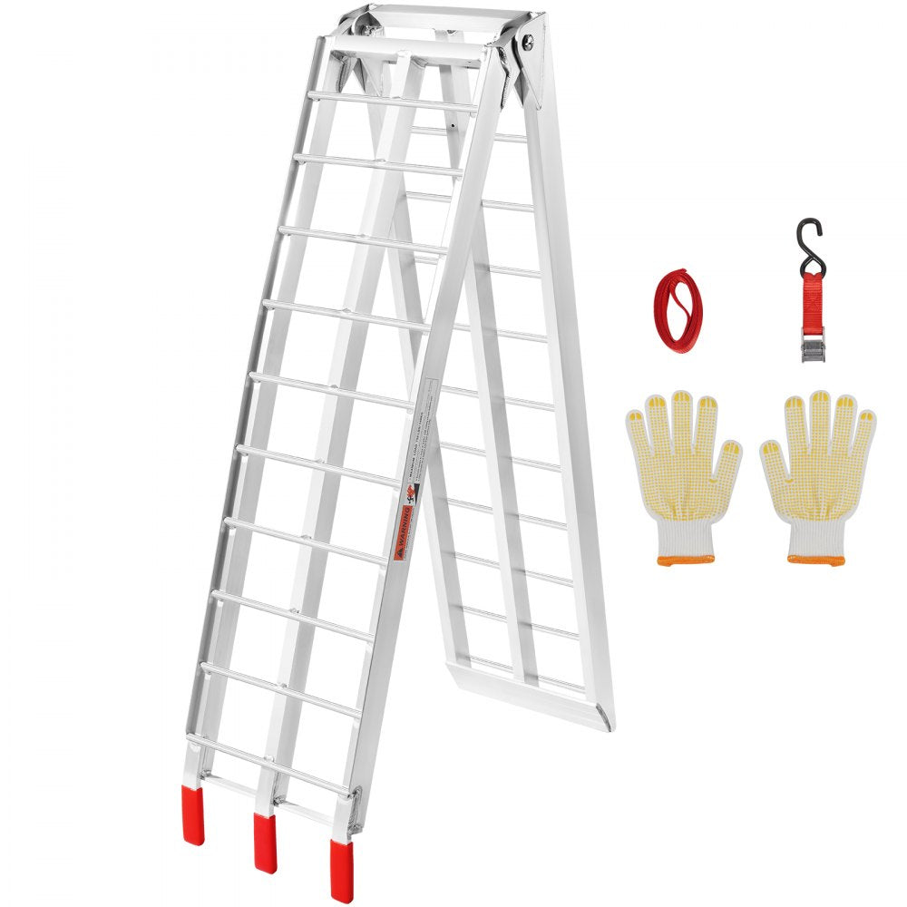 ATV-002-1 - 750lbs Aluminum Folding Motorcycle Ramp for Trucks and Trailers