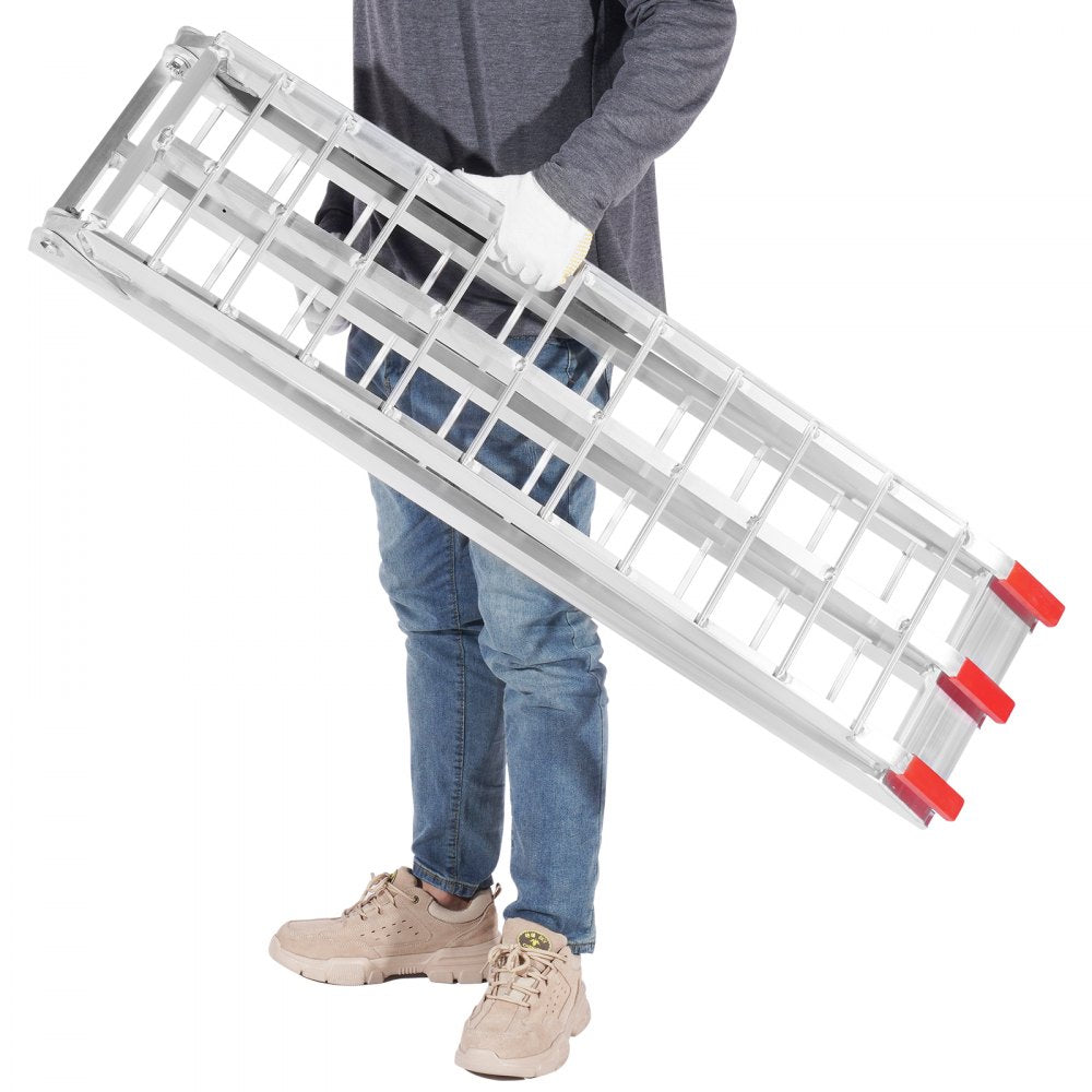 ATV-002-1 - 89" Aluminum Motorcycle Ramp, 750lbs Capacity, Folding Design