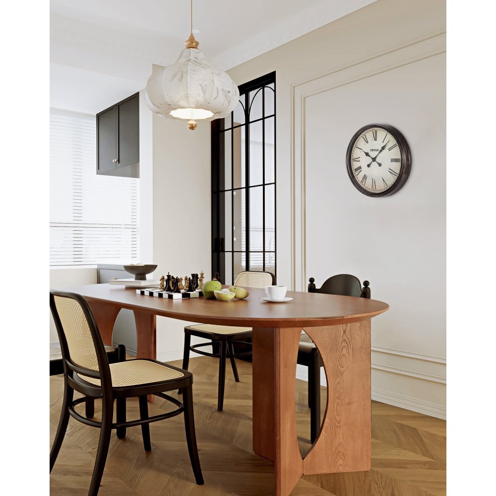 SX-001 - 20-Inch Silent Wall Clock with Roman Numerals