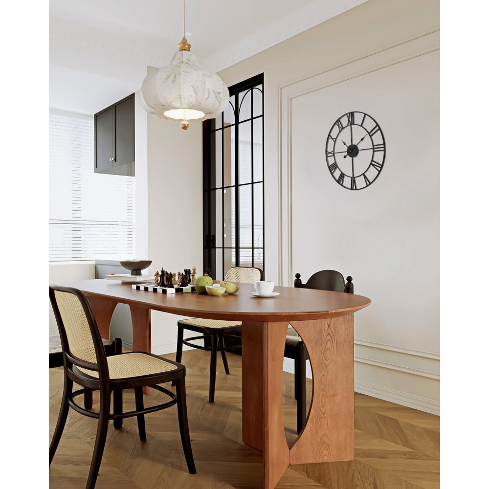 SX-002 - 24" Vintage Wall Clock with Silent Operation