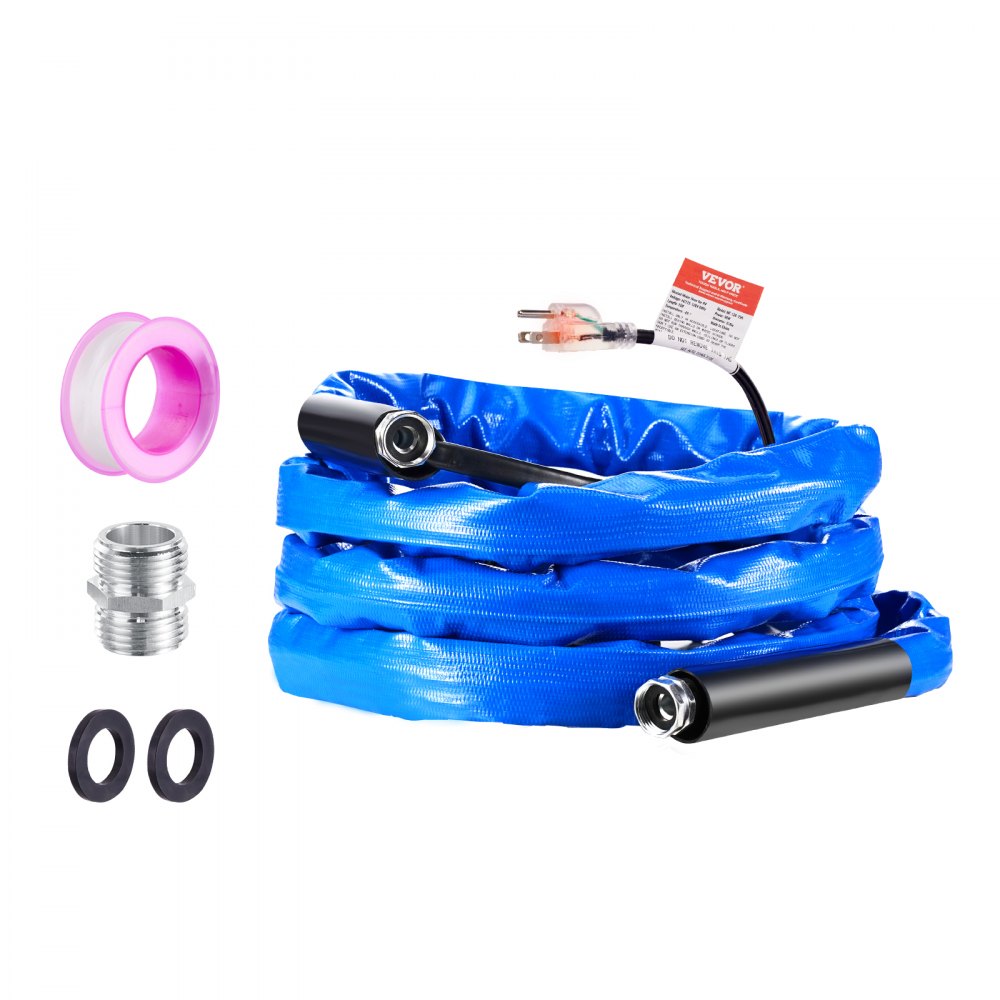SRTHRV15-US - 15ft Heated Drinking Water Hose for RVs, Safe to -45°F