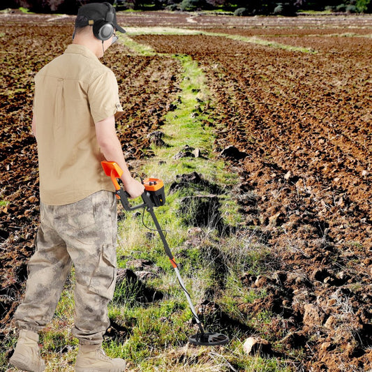 TS156A - Waterproof 8-Inch Metal Detector with LCD Display and Adjustable Modes