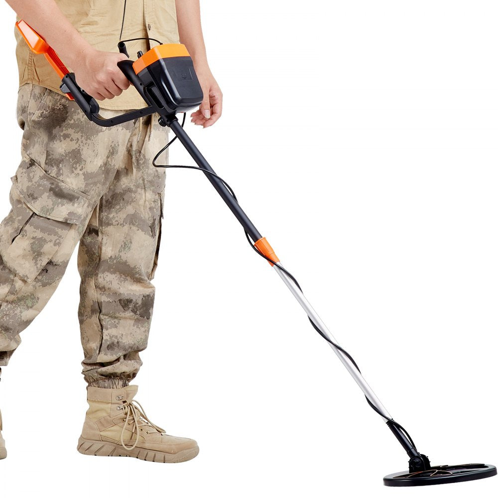 TS156A - Waterproof 8-Inch Metal Detector with LCD Display and Adjustable Modes