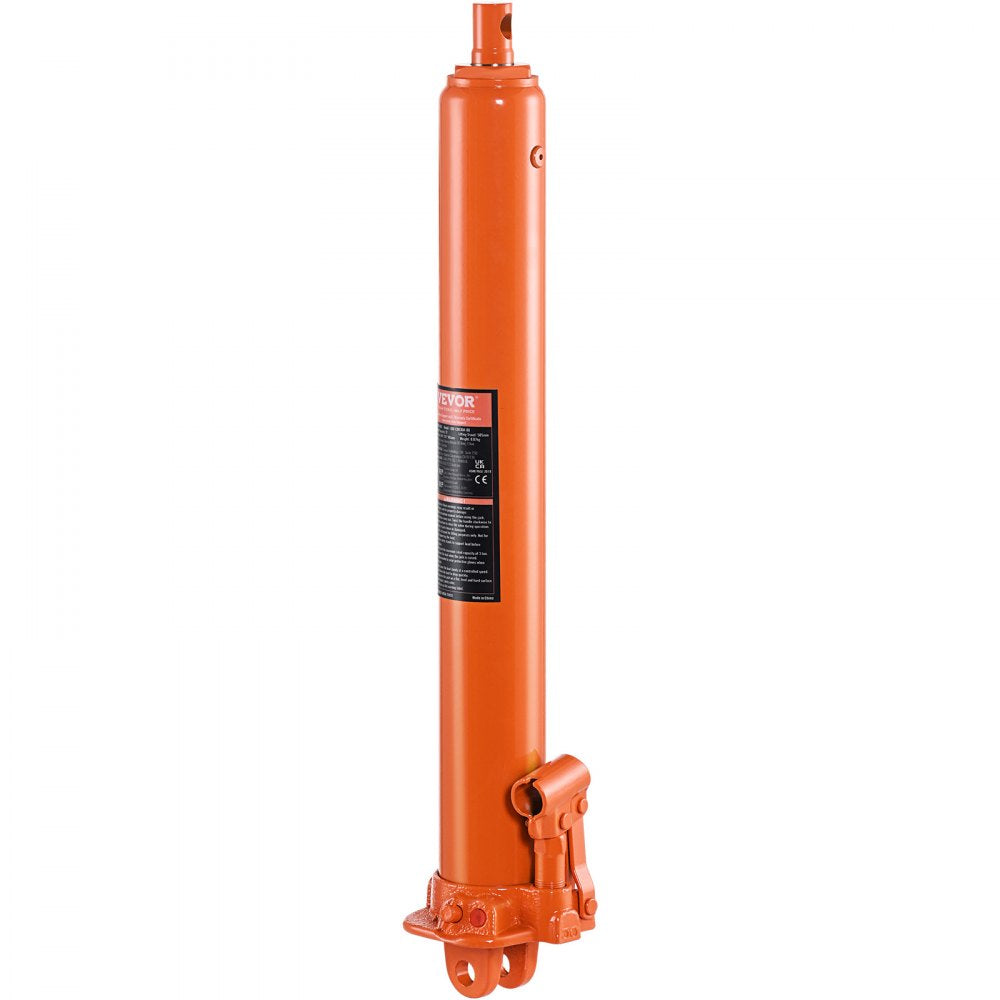 QJD-CB030A-00 - 3-Ton Hydraulic Long Ram Jack for Engine Hoists